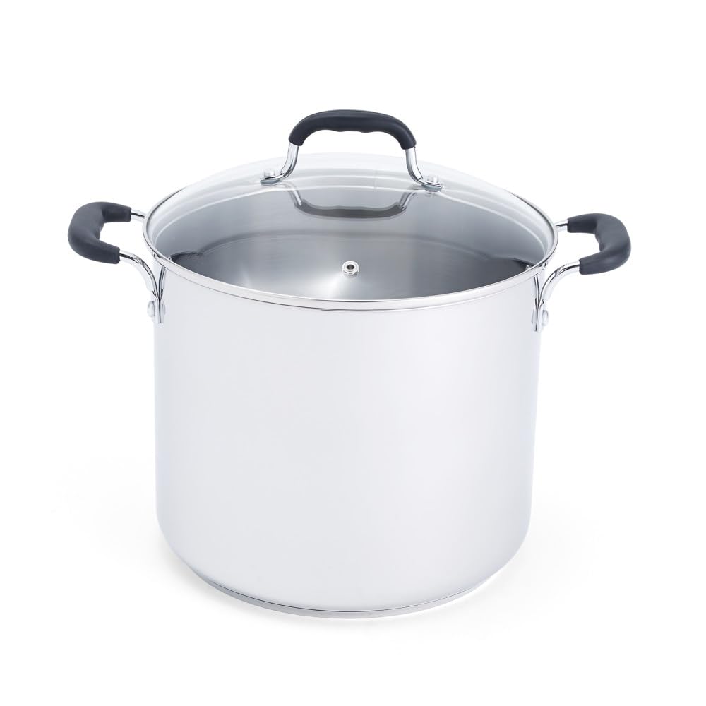 Stainless Steel 12 qt Stock Pot with Lid E47531