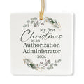 Ceramic 3-inch Square Ornament U224
