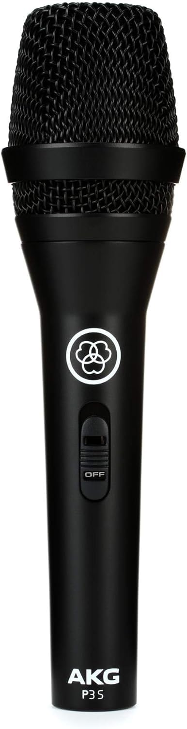Cardioid Dynamic Vocal Microphone with On/Off Switch, XLR Connector, Black E60994