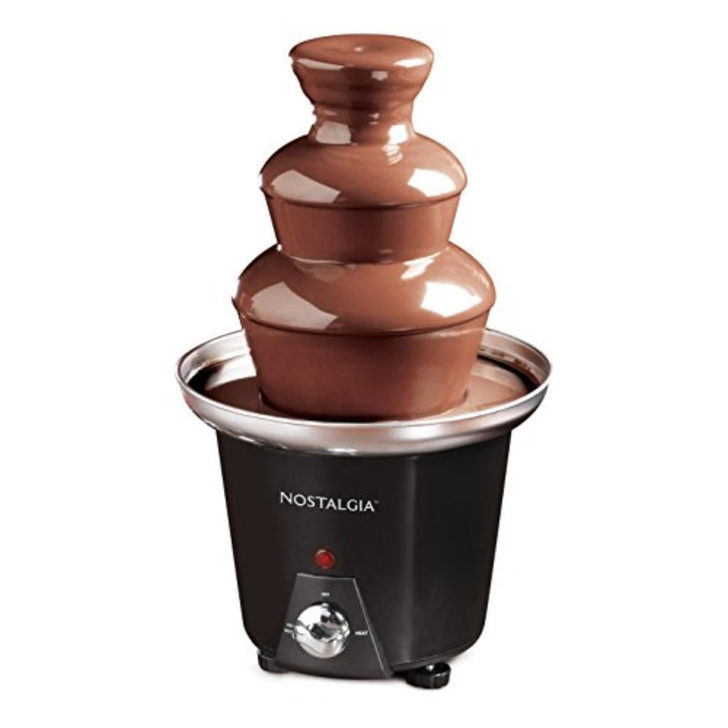 3 Tier Electric Chocolate Fondue Fountain Machine 24-Ounce Black Y6833