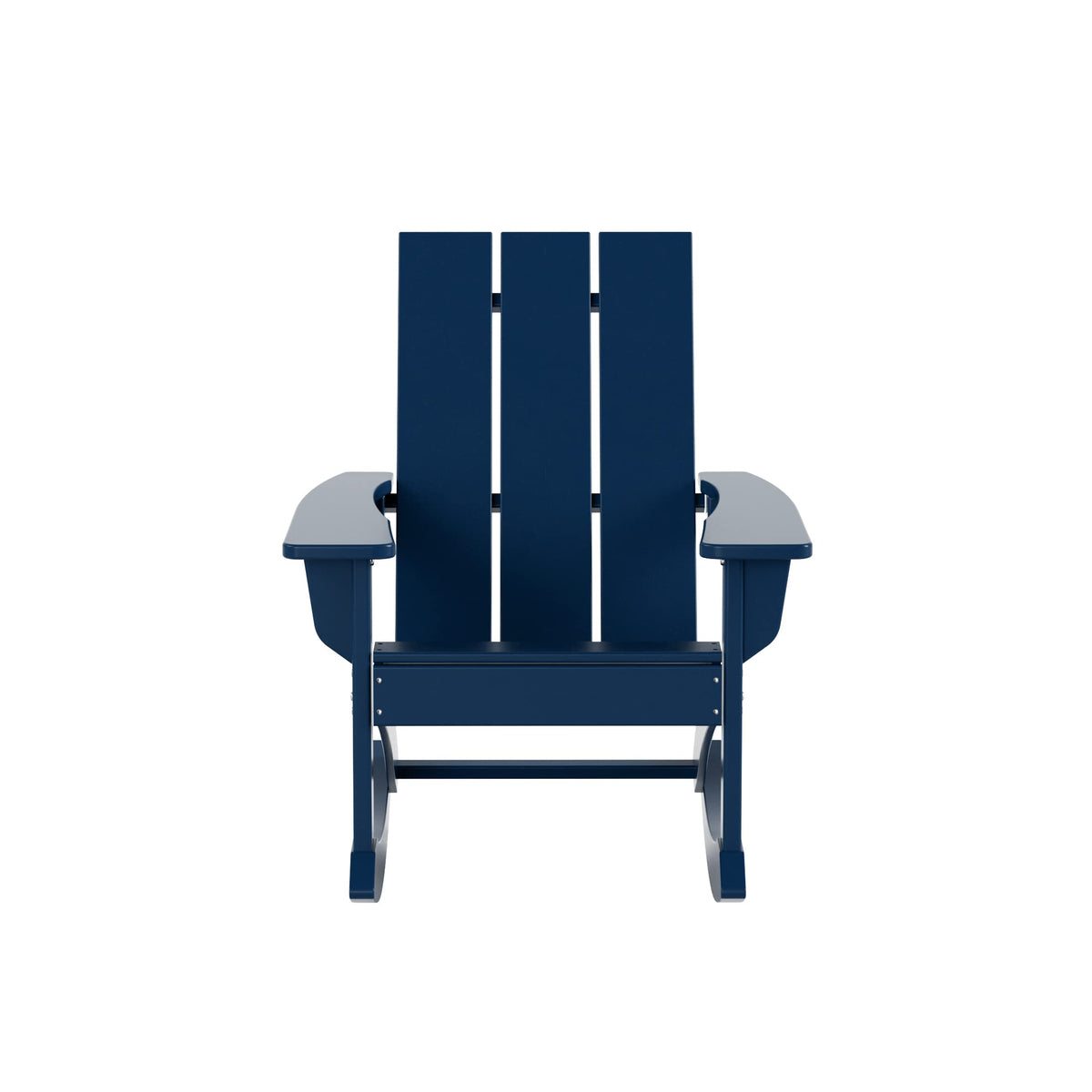 Navy Blue Poly Adirondack Chair Set of 2 P59170