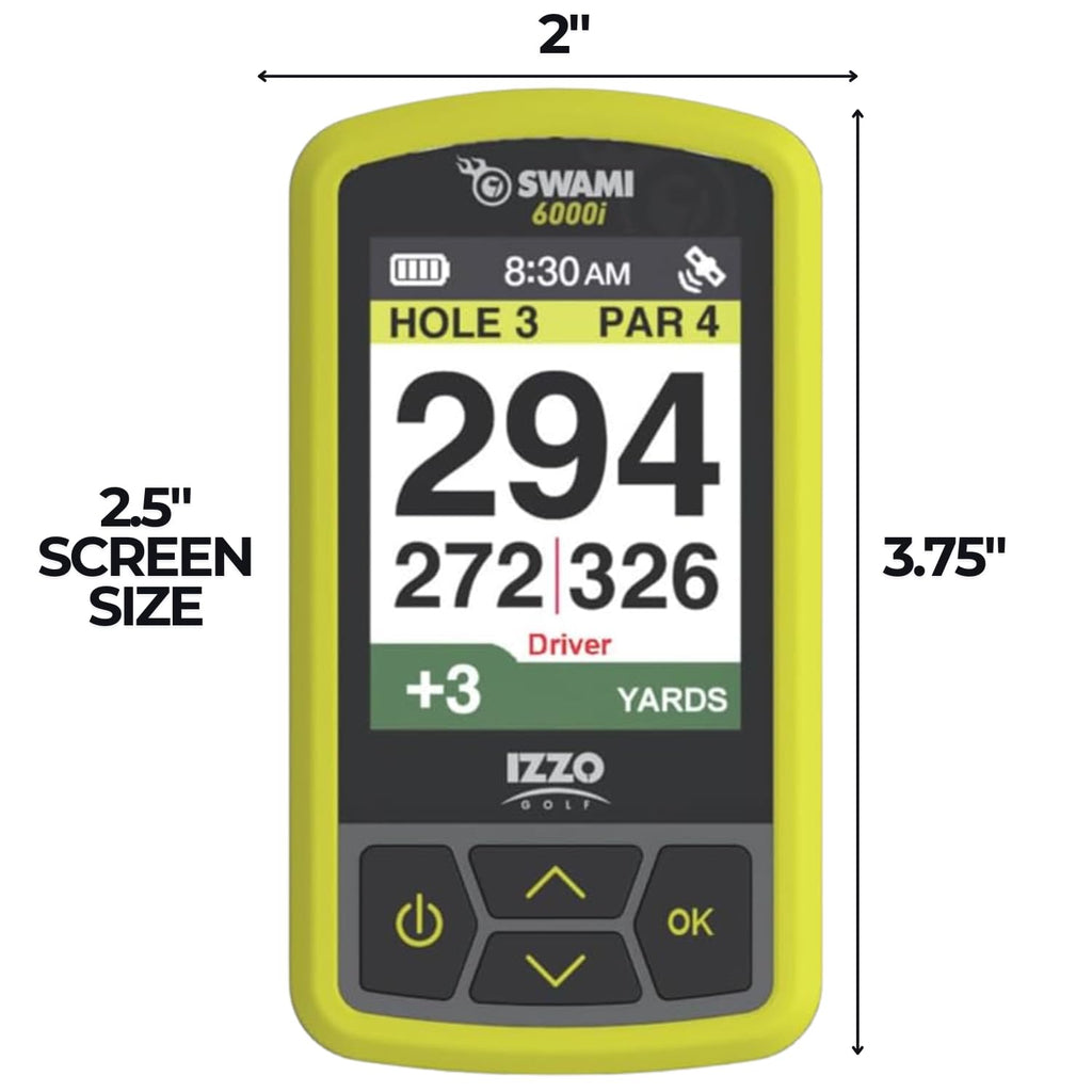 Handheld Golf GPS Water-Resistant Color Display with 38,000 Course Maps B64443