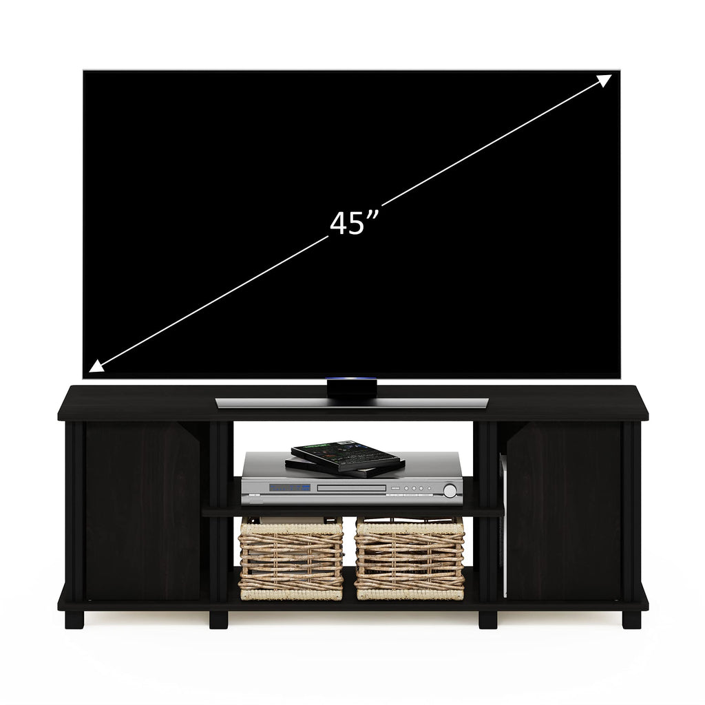 3-Tier Open Shelf TV Stand with Cabinets C875