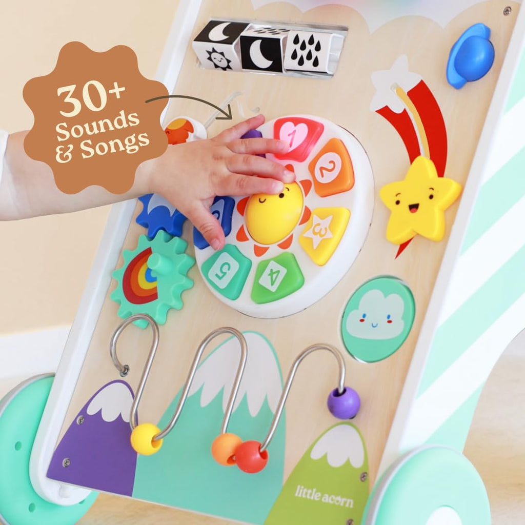 Wooden Baby Walker with Music & Lights X8870