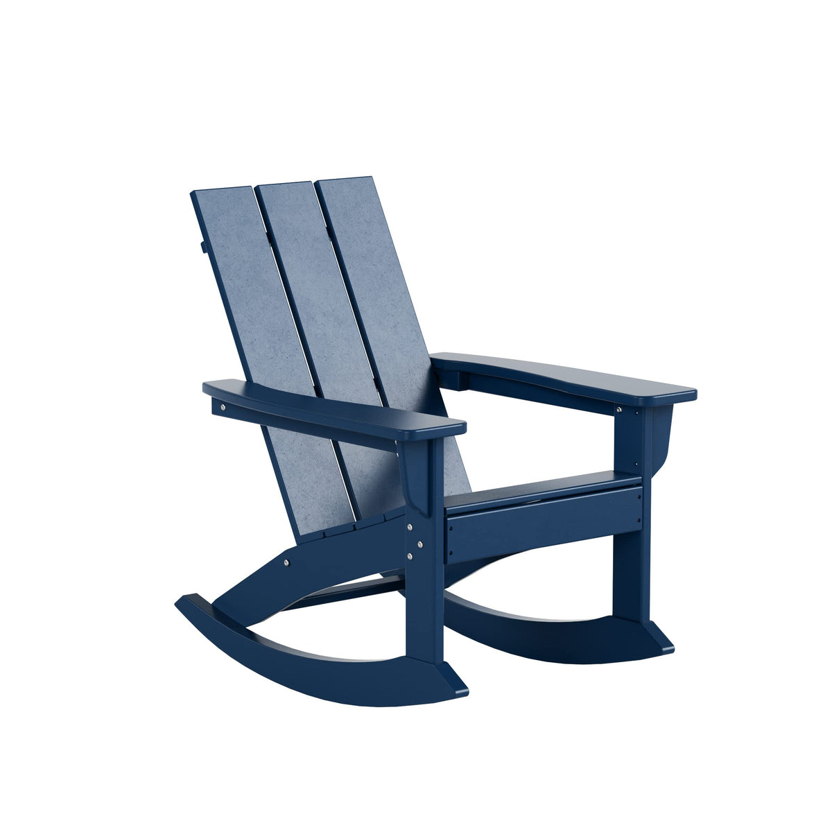 Navy Blue Poly Adirondack Chair Set of 2 P59170