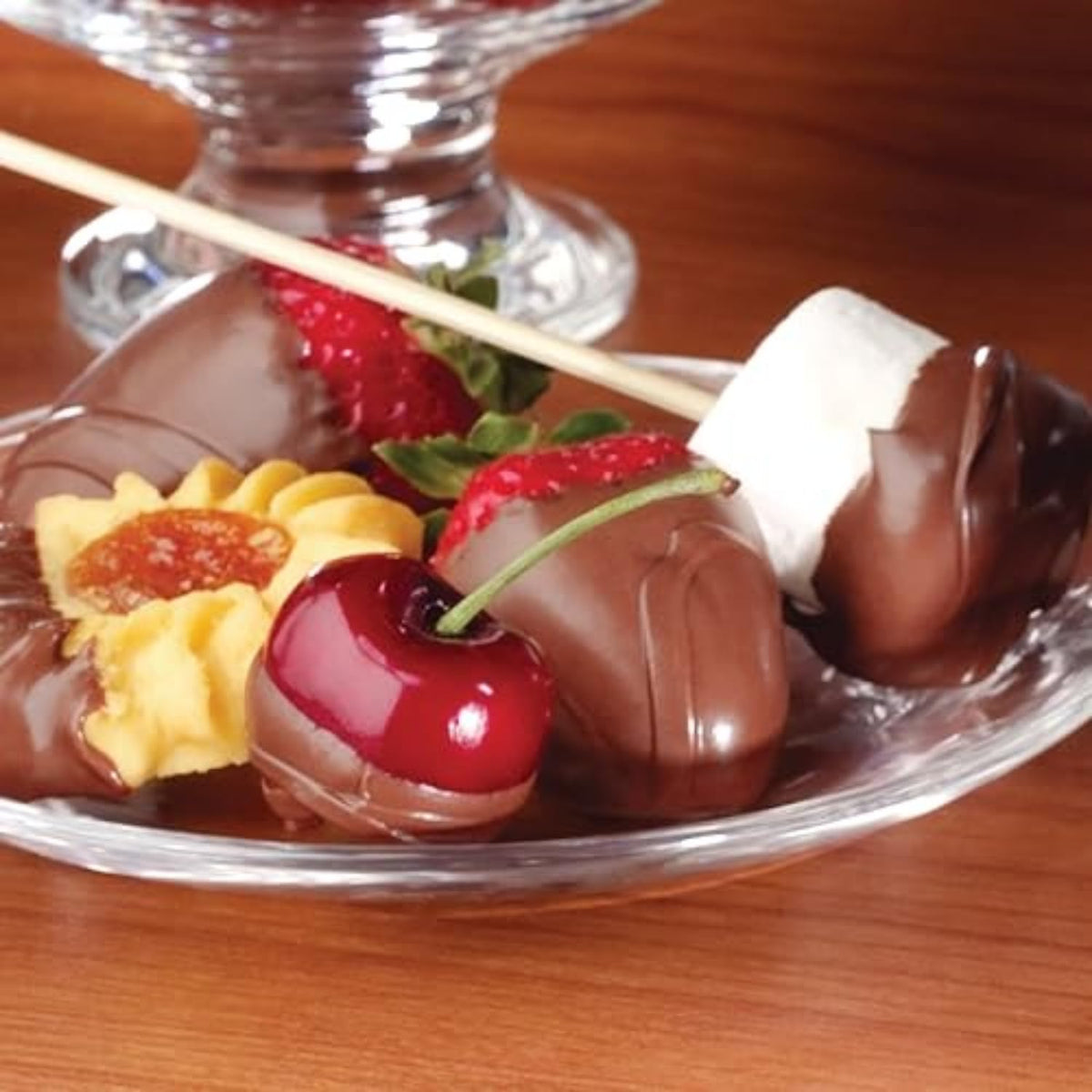 3 Tier Electric Chocolate Fondue Fountain Machine 24-Ounce Black Y6833