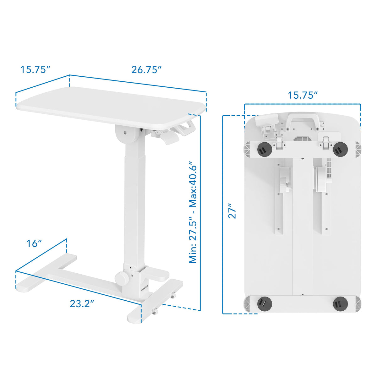 Overbed Table with Wheels Q815887
