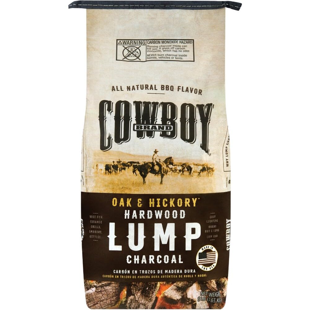 Hardwood Lump Charcoal, 8 lb S789