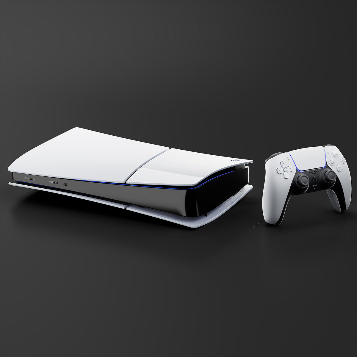 White Slim 825GB Gaming Console J18477