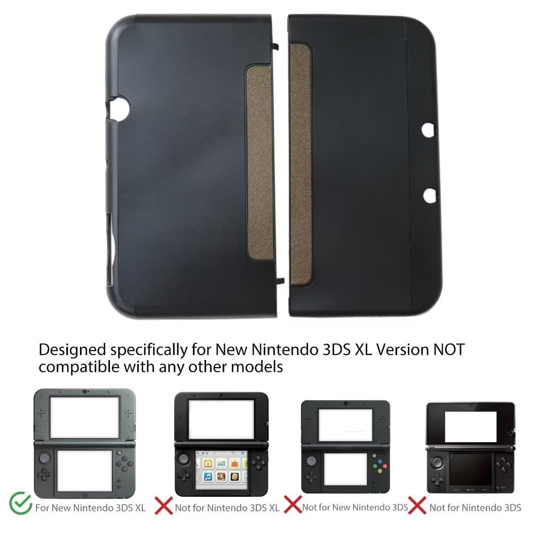 Hard Shell Case for Nintendo 3DS LL XL - Black U44106