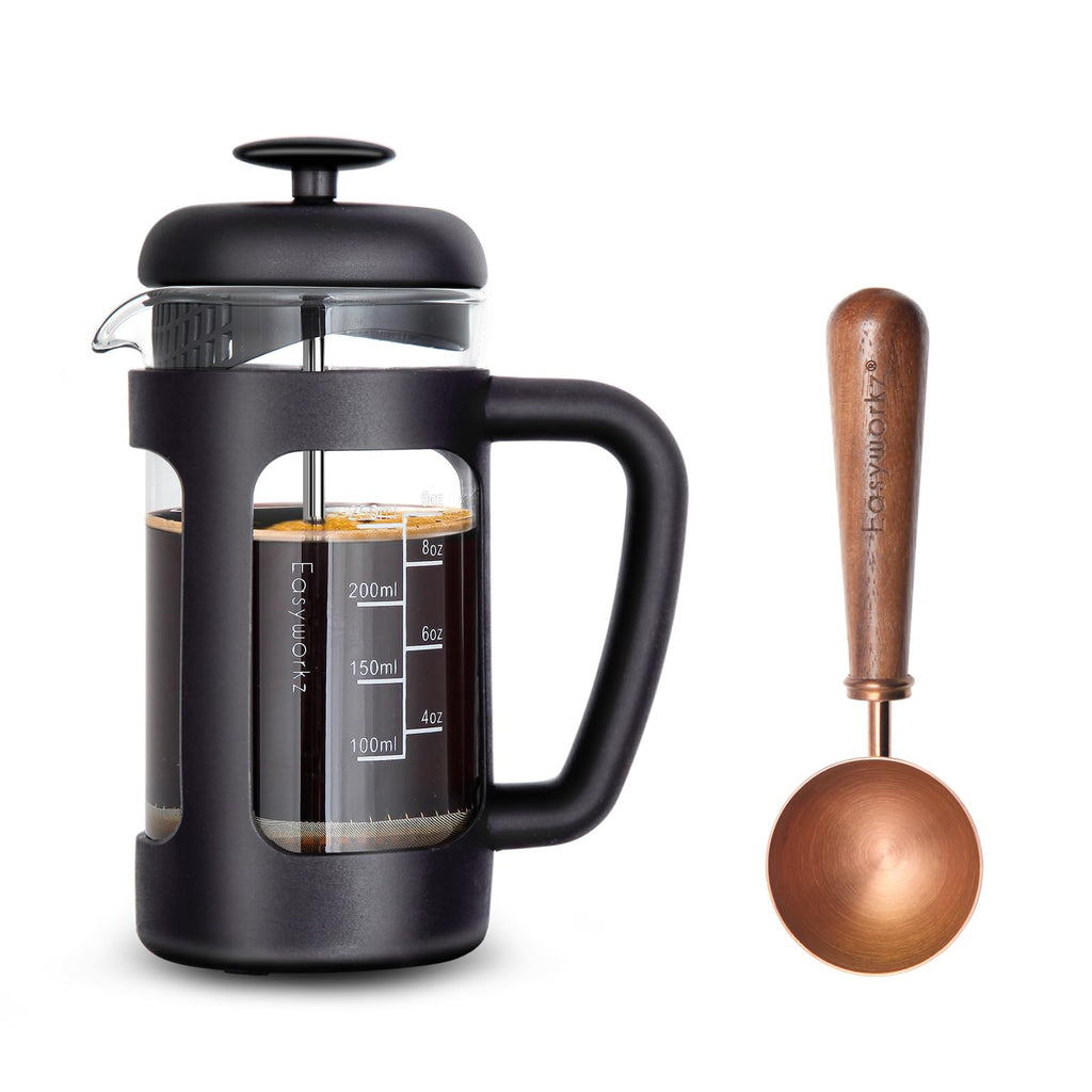 12 oz French Press Coffee Tea Maker with Measuring Coffee Spoon K90848