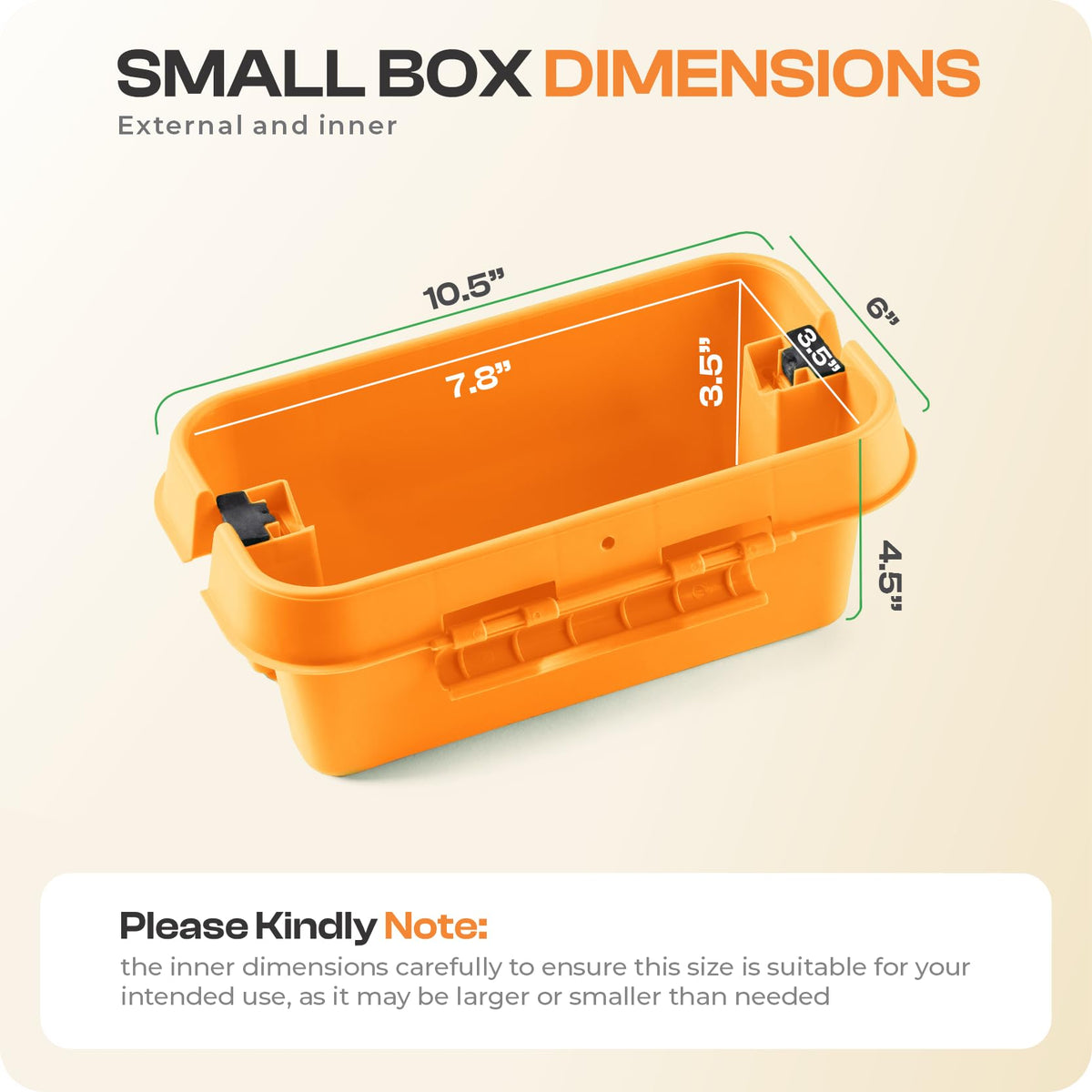 Weatherproof Connection Box Small Orange O29161