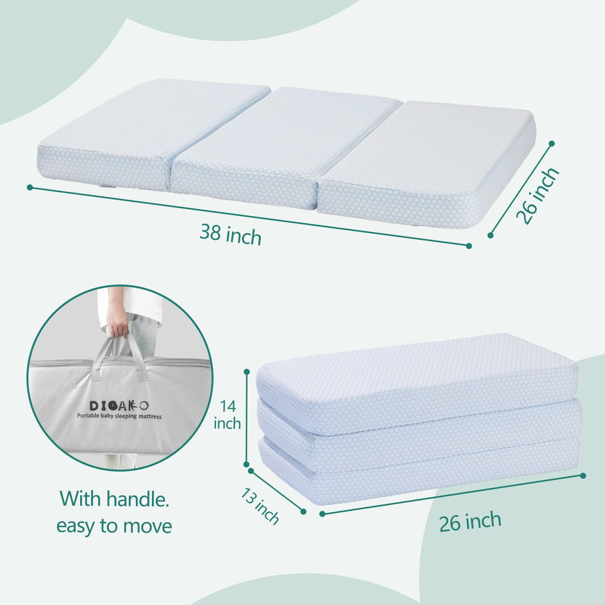 Trifold Pack and Play Mattress N72711