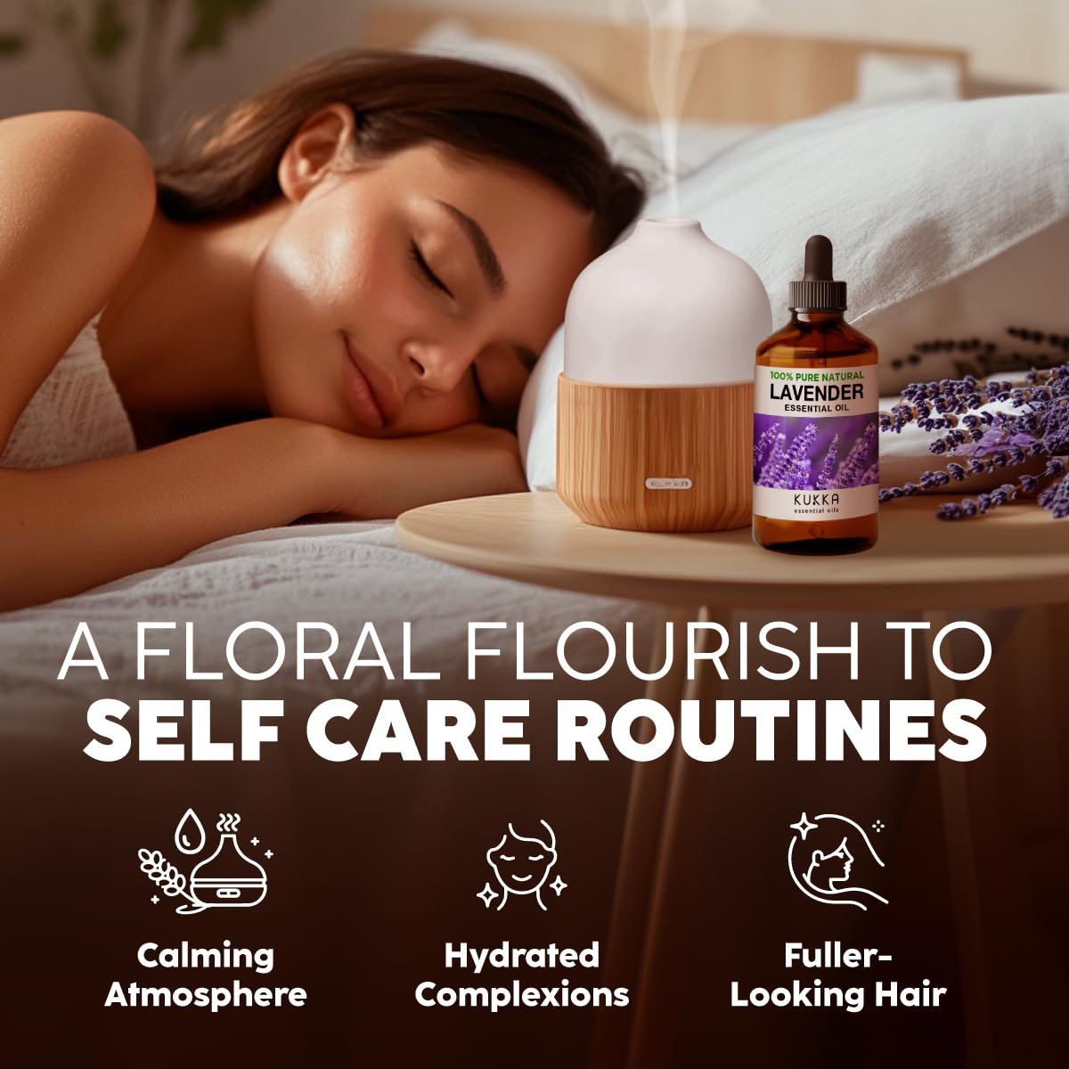 Lavender & Tea Tree Essential Oil Set 2x4 fl oz U17674