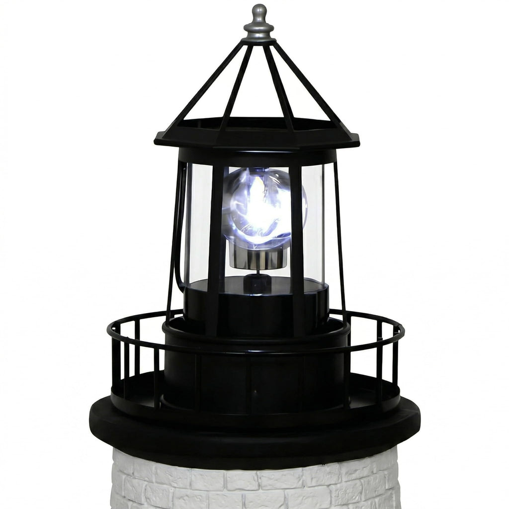 Solar Lighthouse Rotating LED Light IP65 Waterproof Outdoor Lamp X583208
