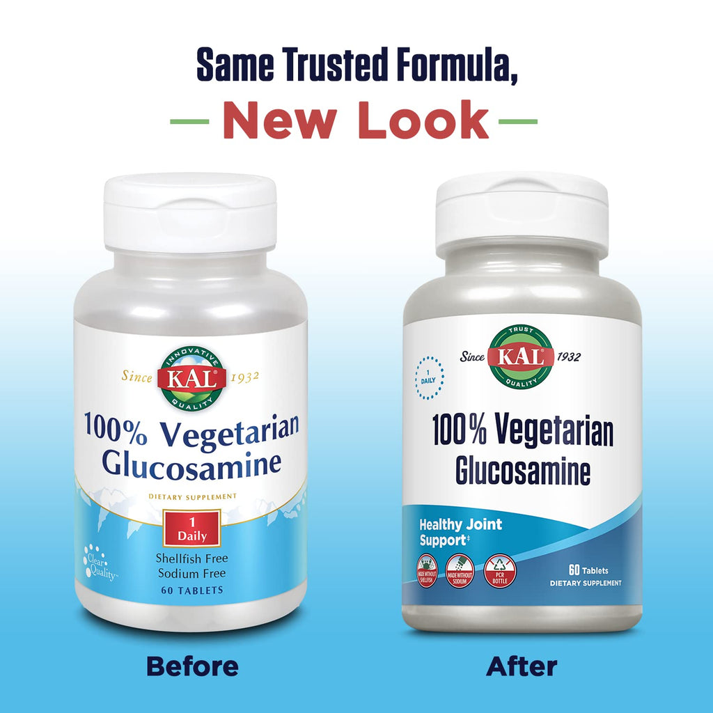 Vegetarian Glucosamine 1000 mg Joint Health Supplement 60 Tablets D10427