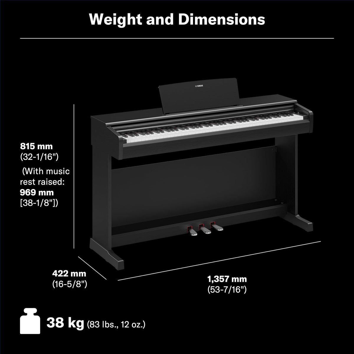 88-Key Weighted Digital Piano W105278