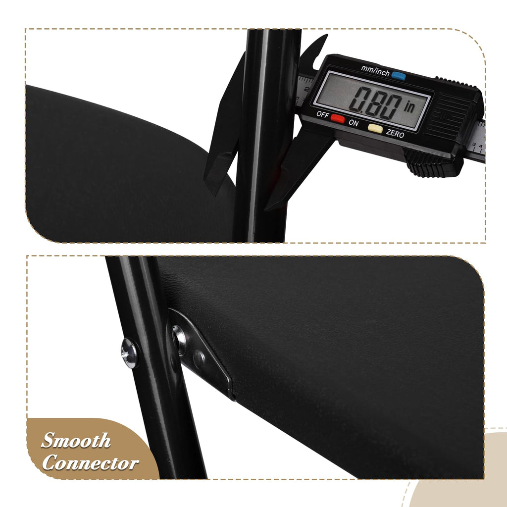 Black Plastic Folding Chairs 10 Pack C9597