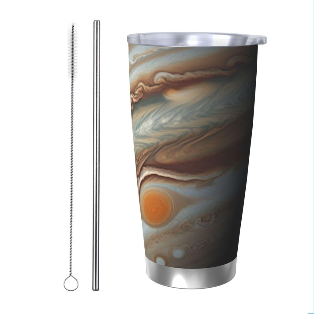 20 Oz Stainless Steel Vacuum Insulated Tumbler with Lid and Straw G3043