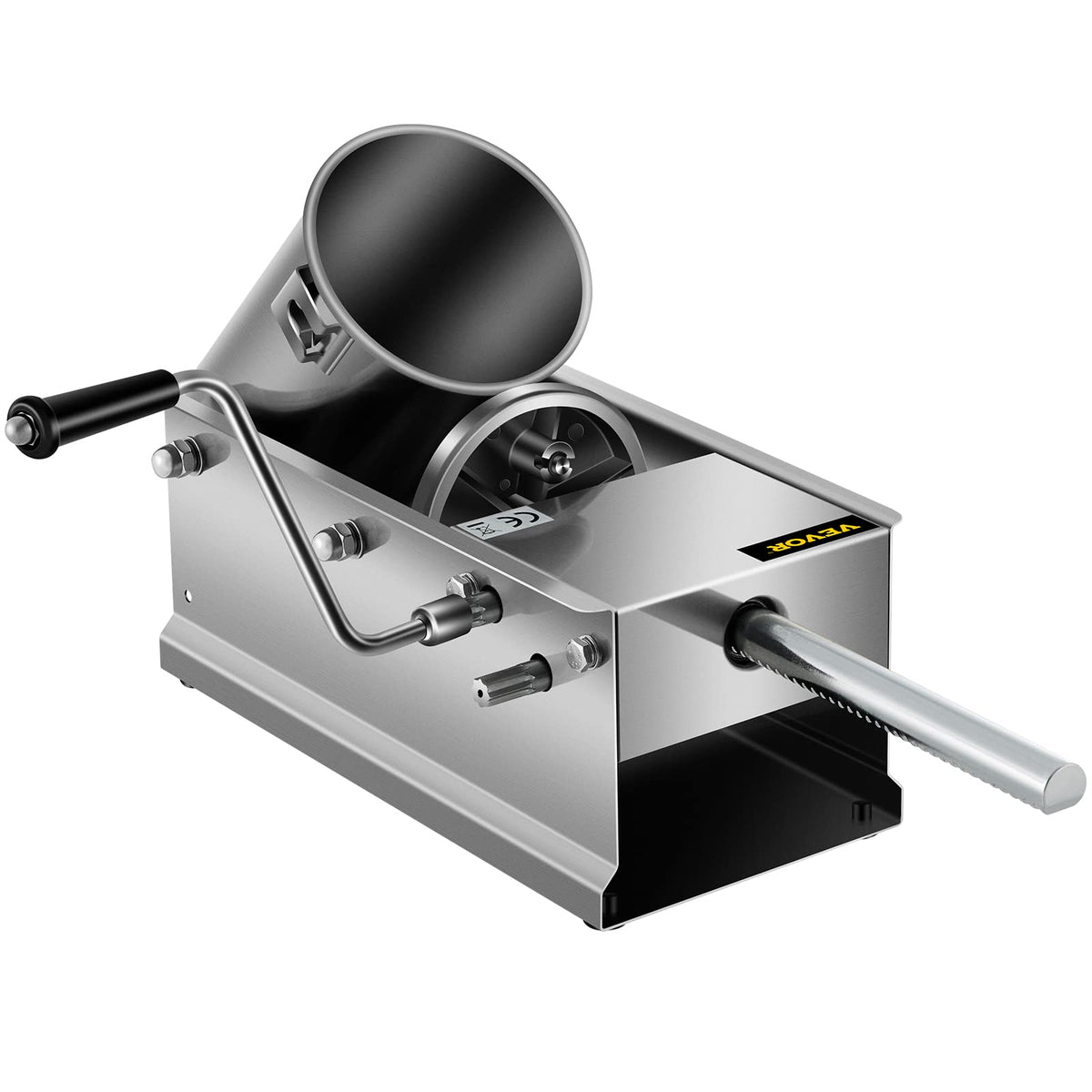 3L Manual Stainless Steel Sausage Stuffer with 5 Filling Nozzles H777