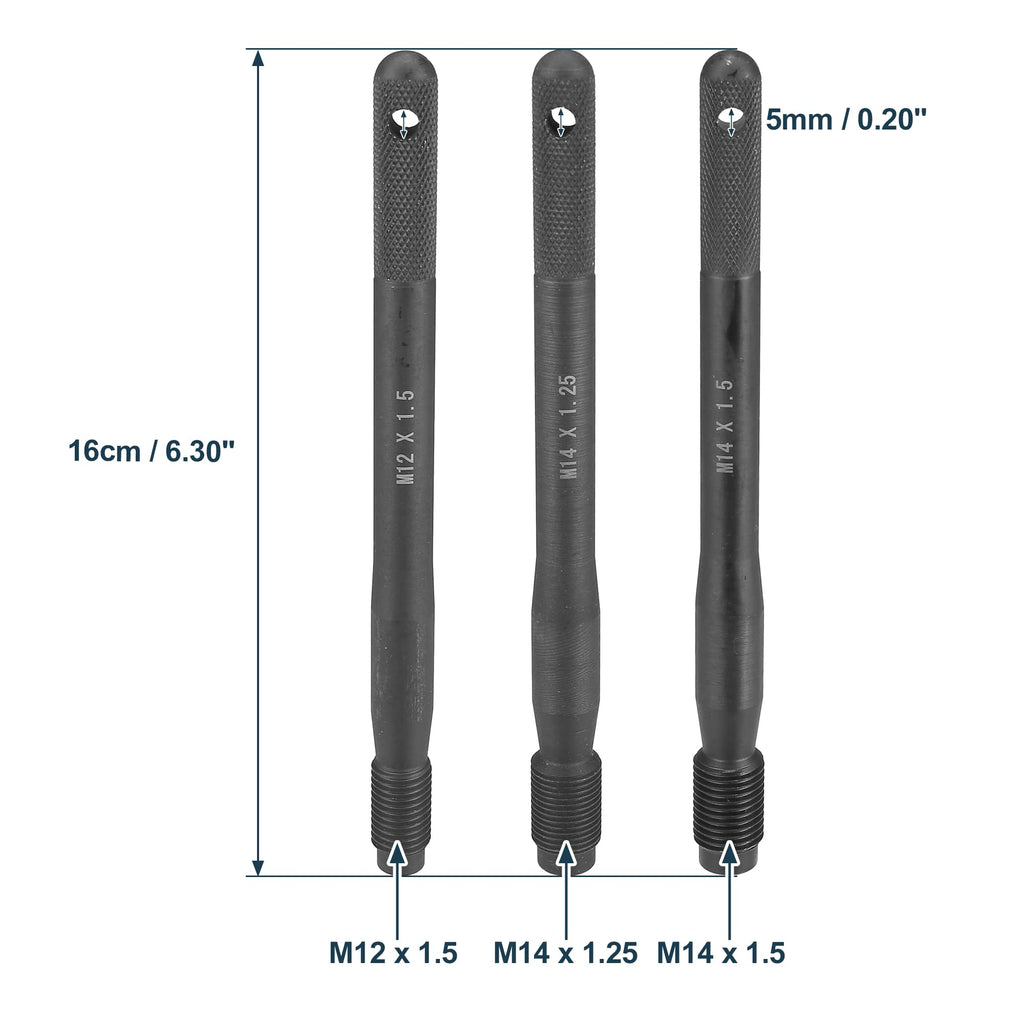 Black M12x1.5 M14x1.5 M14x1.25 Wheel Hangers Alignment Pin G38156