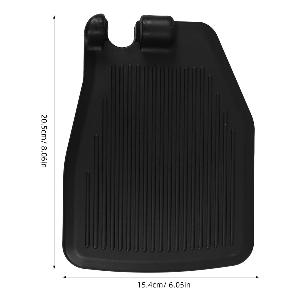 Black Plastic Wheelchair Footplates Replacement Pair T165