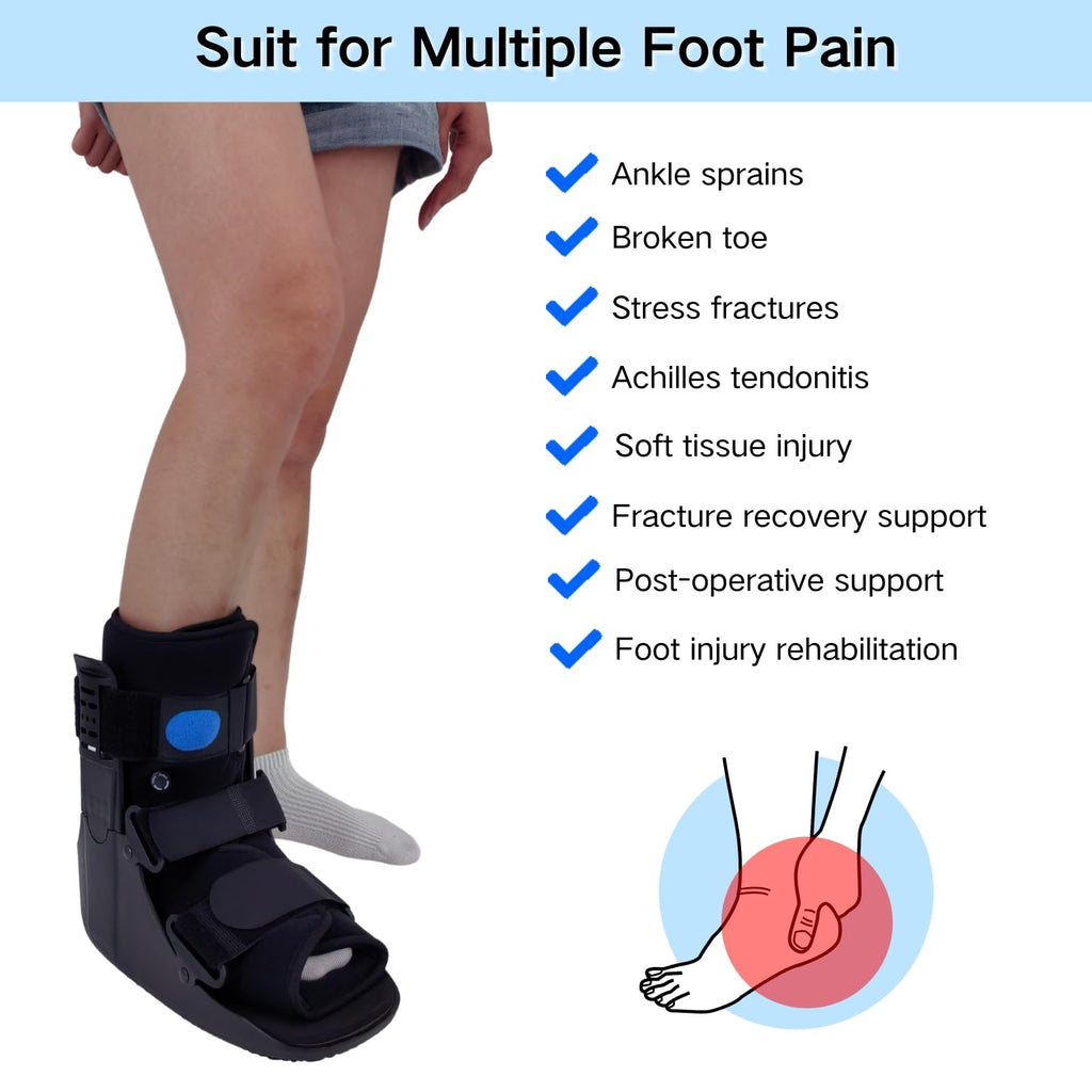 Short Inflatable Orthopedic Walking Boot B7462