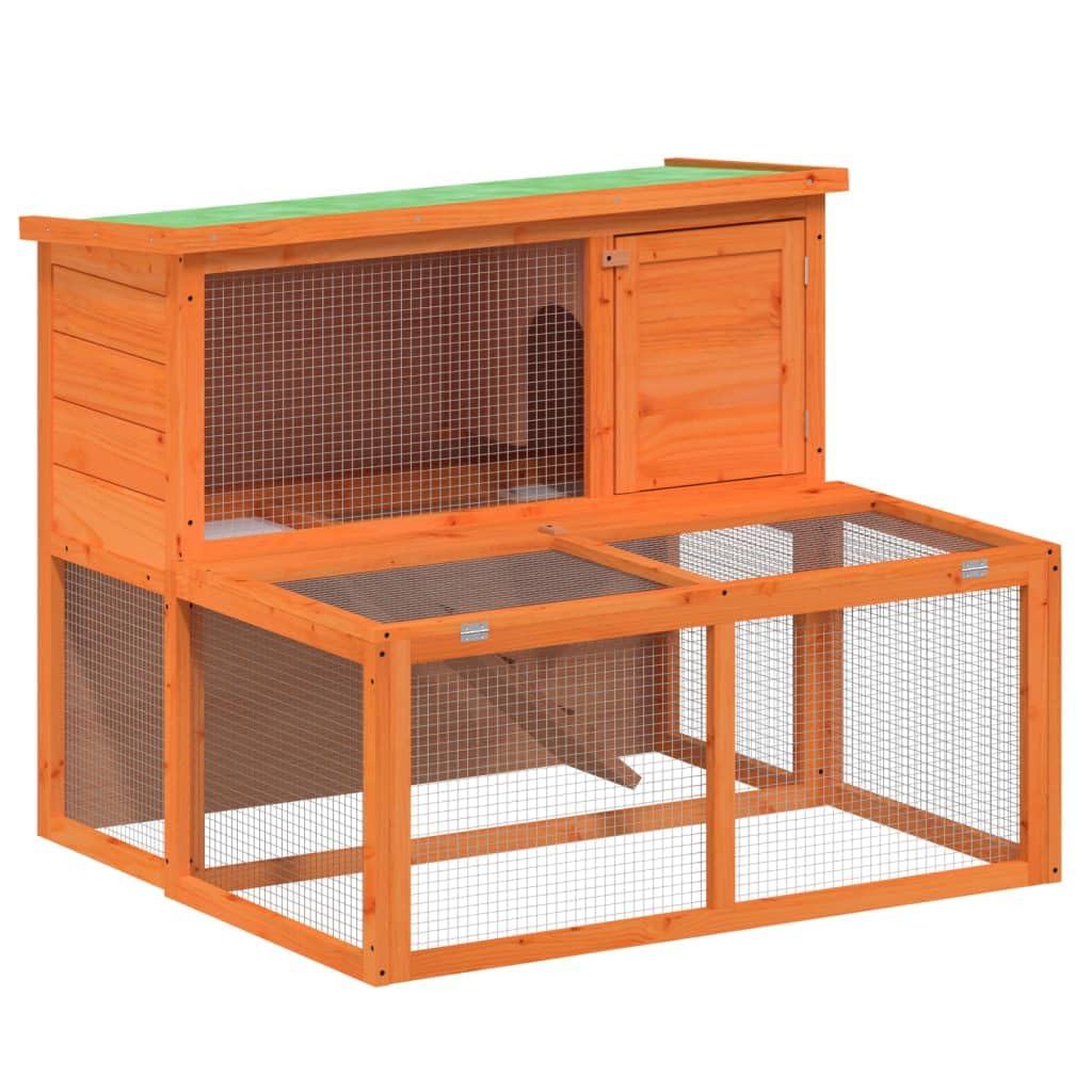 Wooden Rabbit Hutch Q603