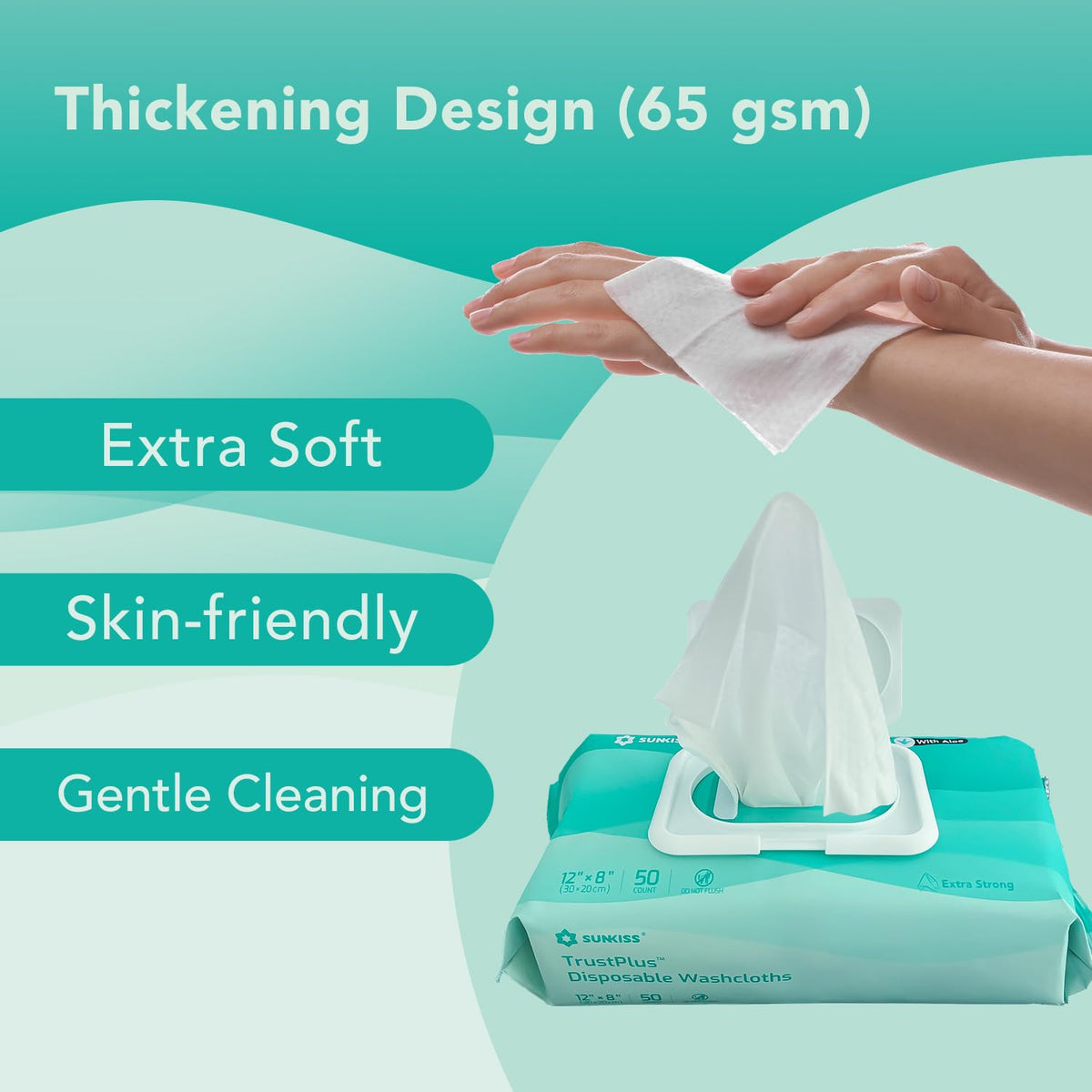 Large Incontinence Disposable Underwear 16 Count & Wet Wipes 200 Count J410321