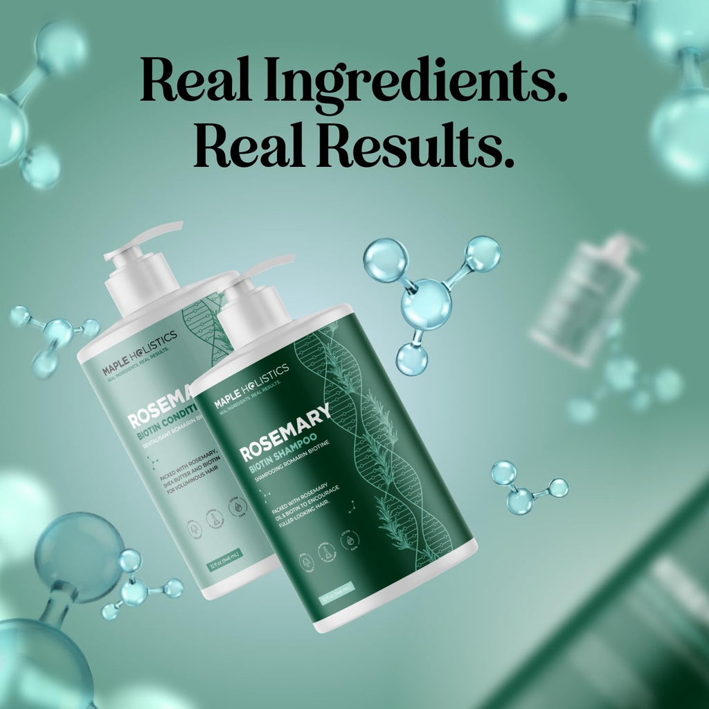 Biotin Rosemary Shampoo and Conditioner Set 32 Fl Oz Each K227