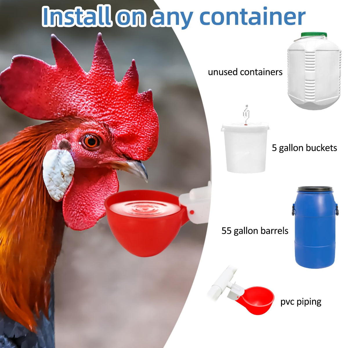 Chicken Waterer Cups K366