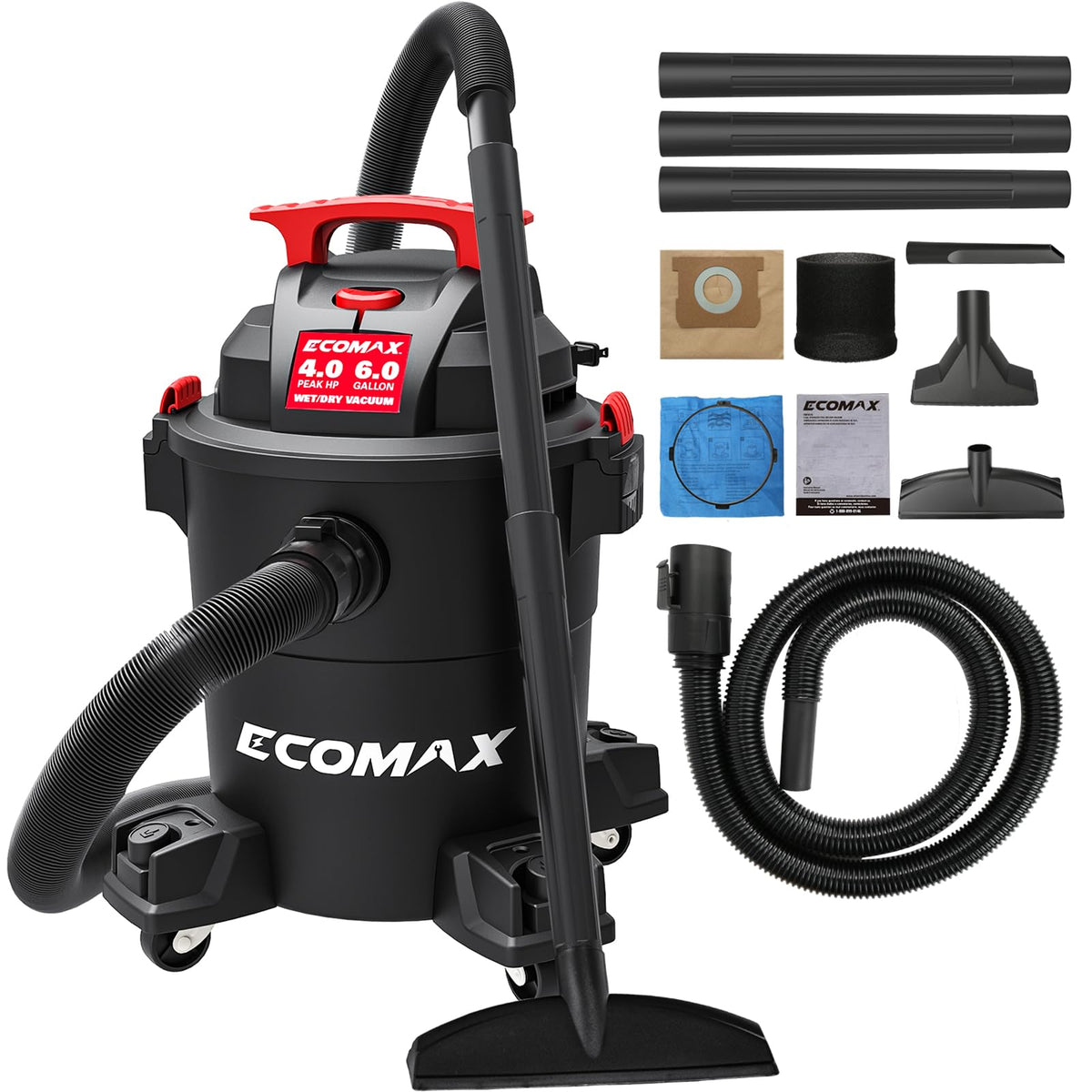 6 Gallon 4 HP Wet Dry Shop Vac V645065