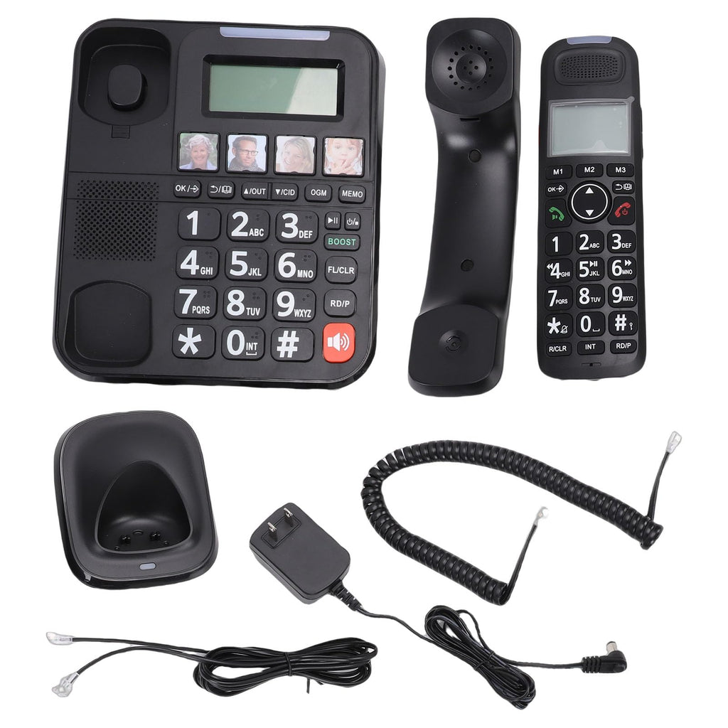 Expandable Corded/Cordless Phone System with Big Buttons B259