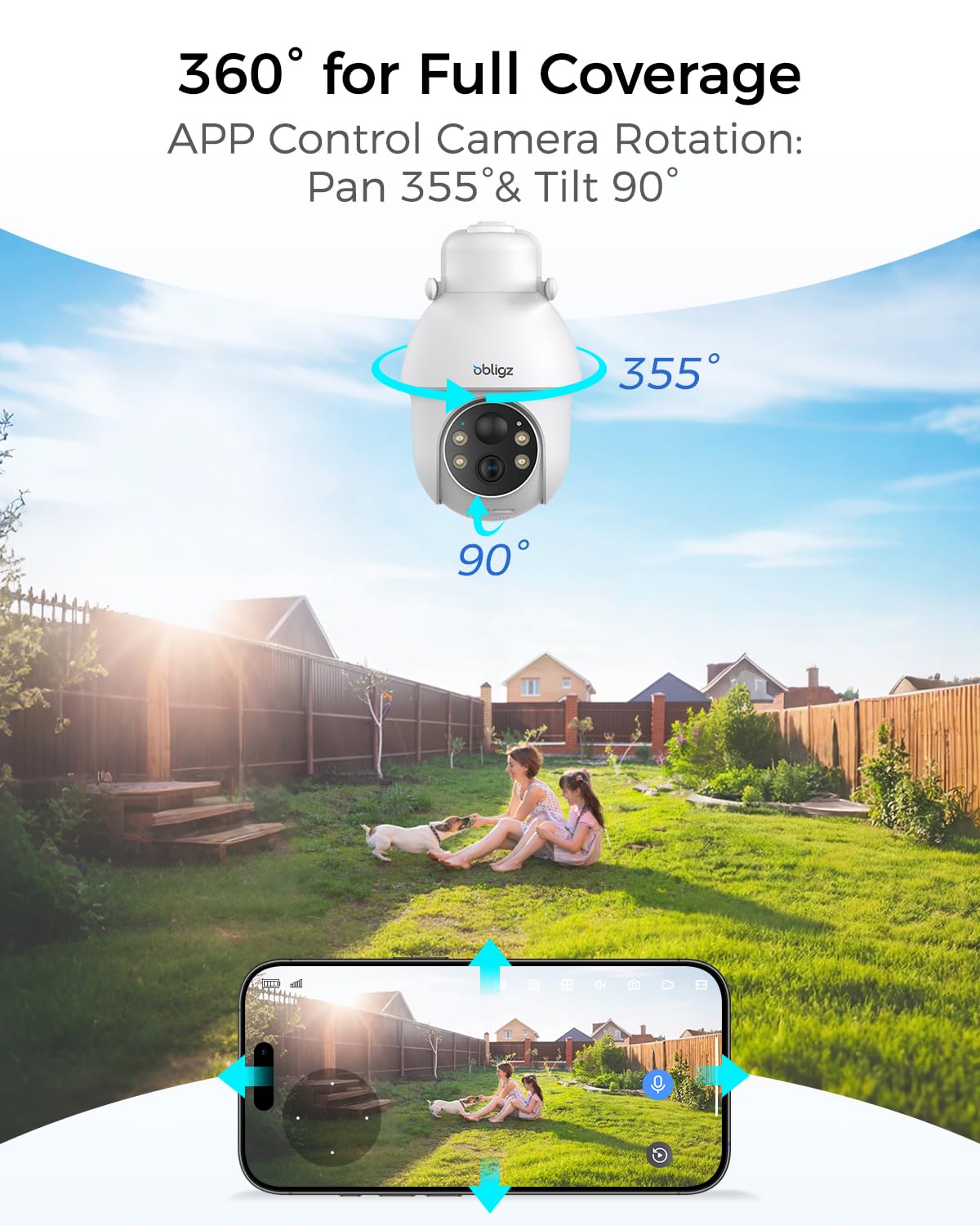 4MP Home Security Cameras with 64GB Local Storage Y10941
