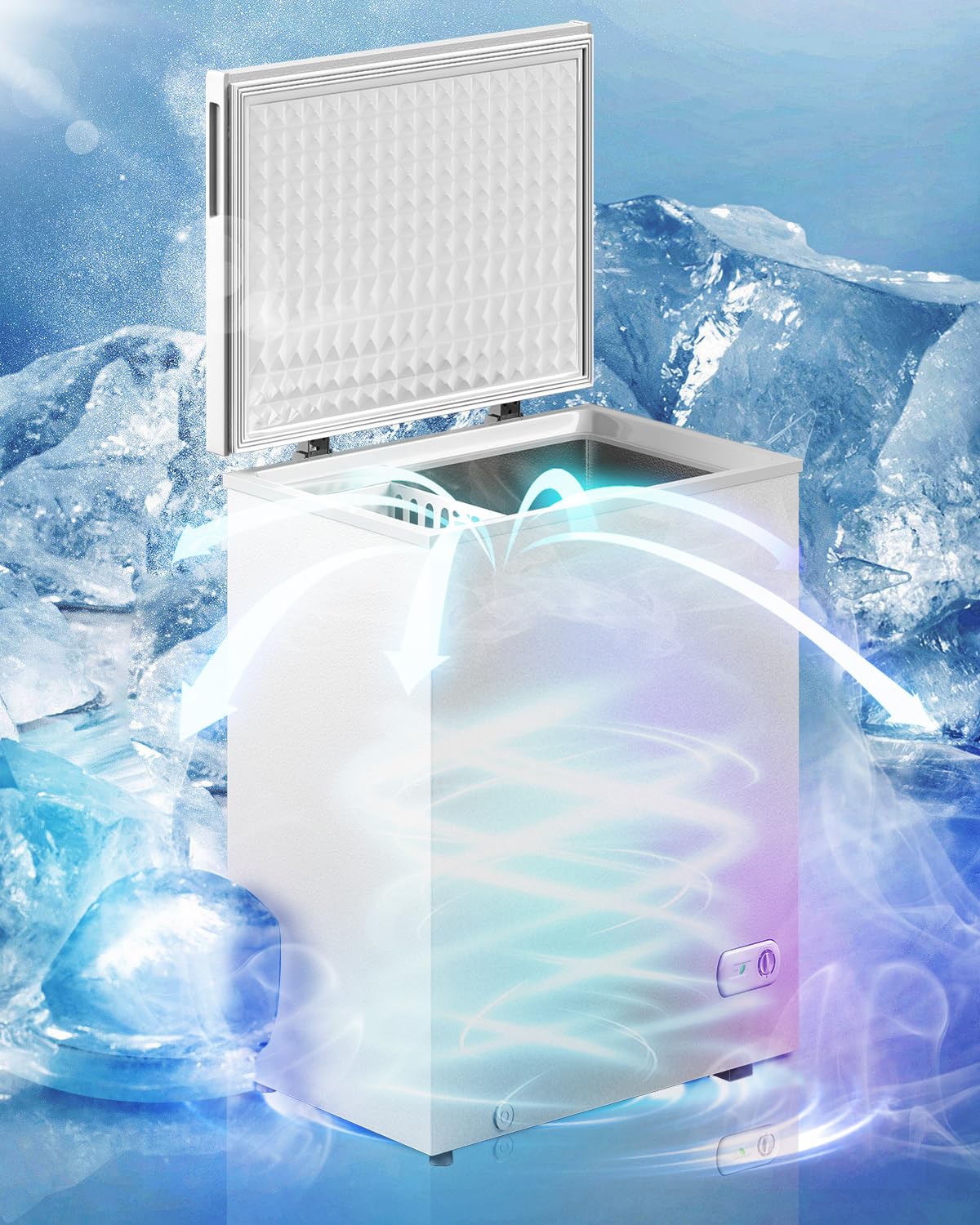 White 10.0 Cu Ft Chest Freezer G97485