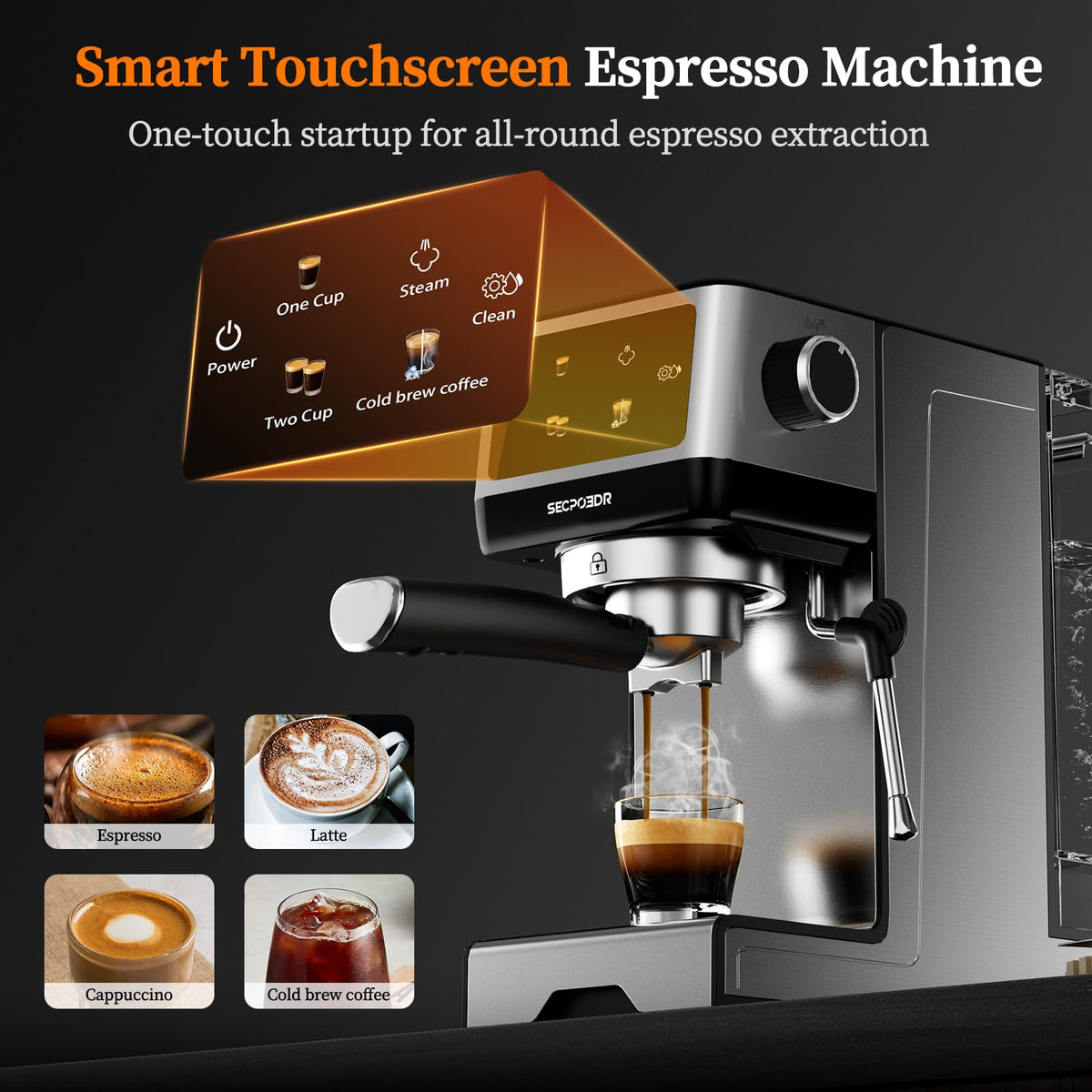 20 Bar Espresso Machine with Milk Frother X459