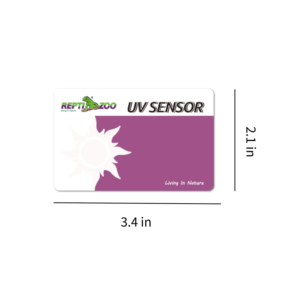 UVB Tester Reptile Lamp UV Sensor Set of 2 L67339