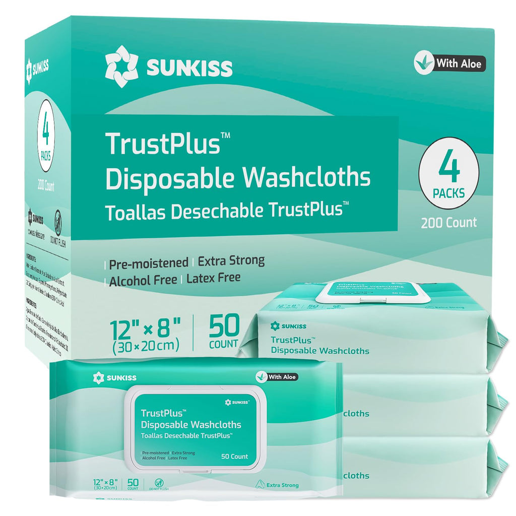 Large Incontinence Disposable Underwear 16 Count & Wet Wipes 200 Count J410321