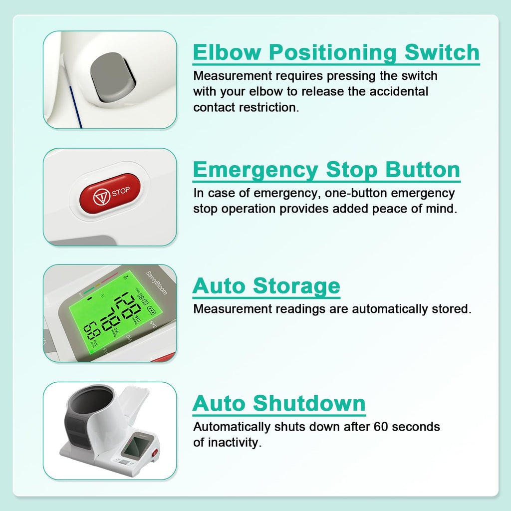 Upper Arm Blood Pressure Monitor XL Cuff K829