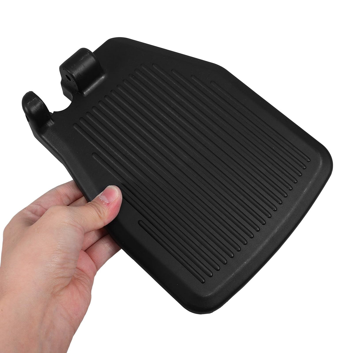 Black Plastic Wheelchair Footplates Replacement Pair T165