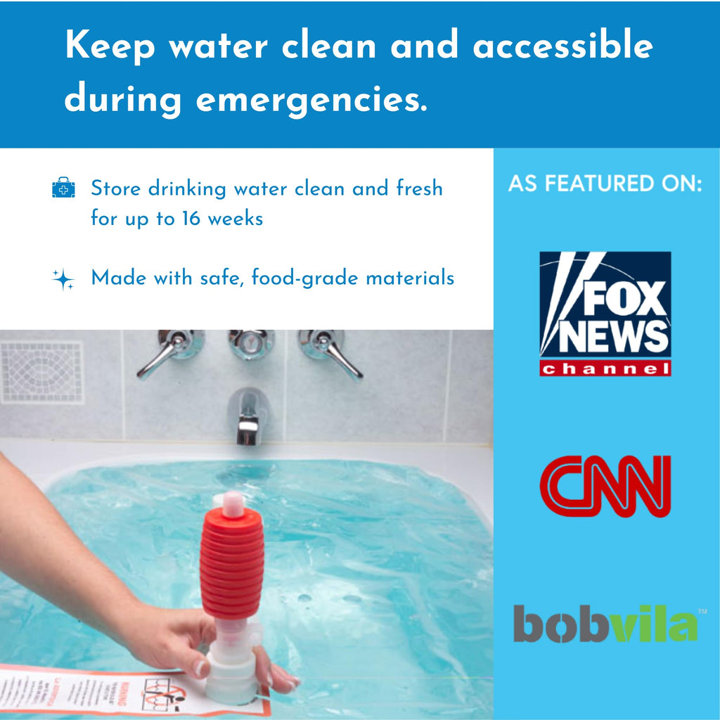 Bathtub Water Storage Bladder 100 Gallon Food Grade BPA Free M957