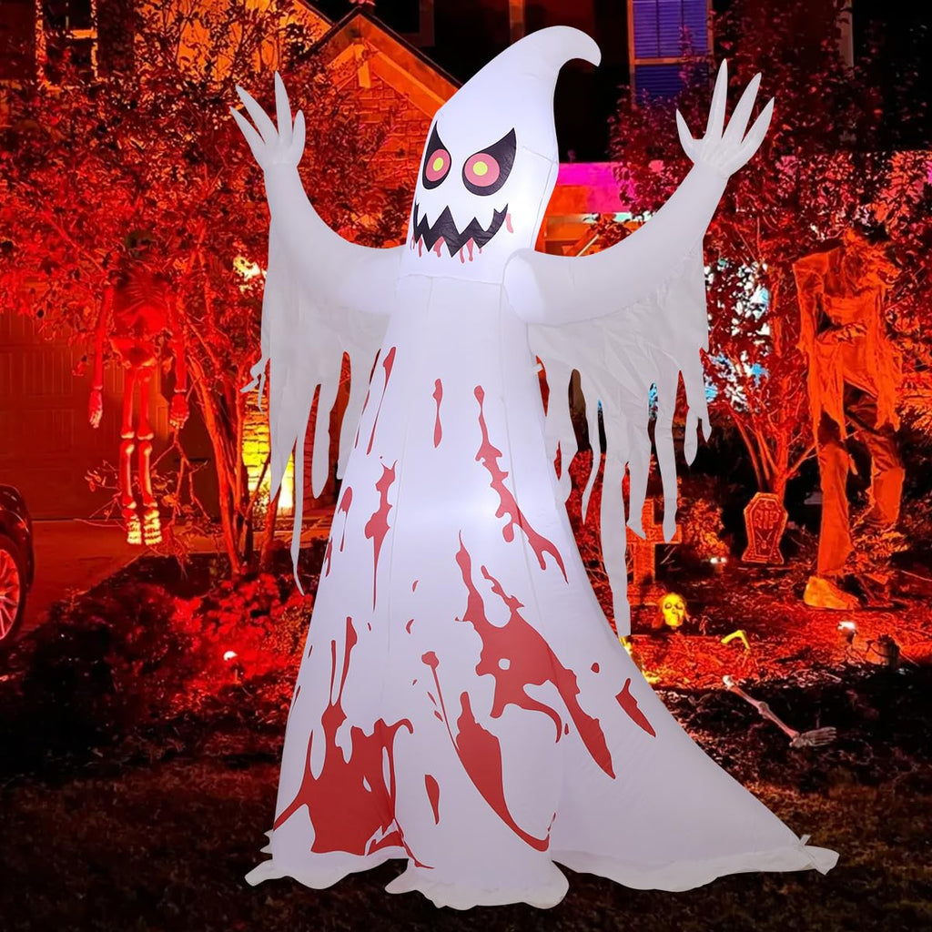 8.2 FT Inflatable Ghost with LED Lights W99822