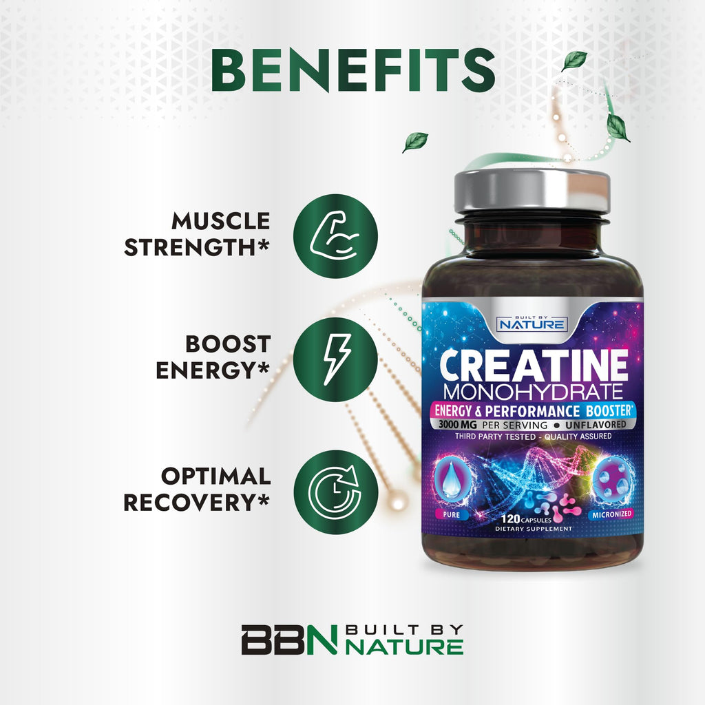 Micronized Creatine Monohydrate 120 Capsules N8344