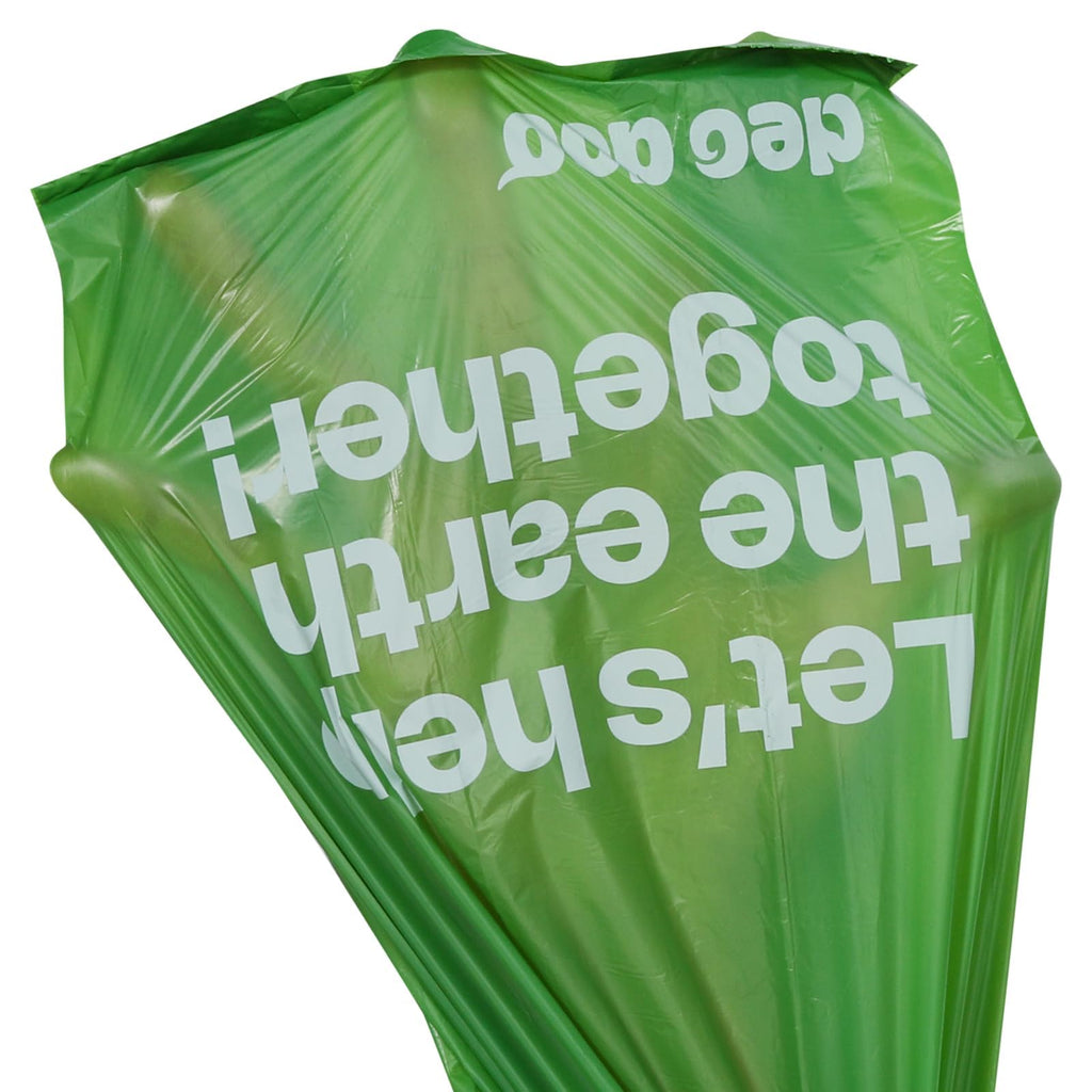 Dog Poop Bags with Handles, Large Size, 240 Bags, Unscented F99267