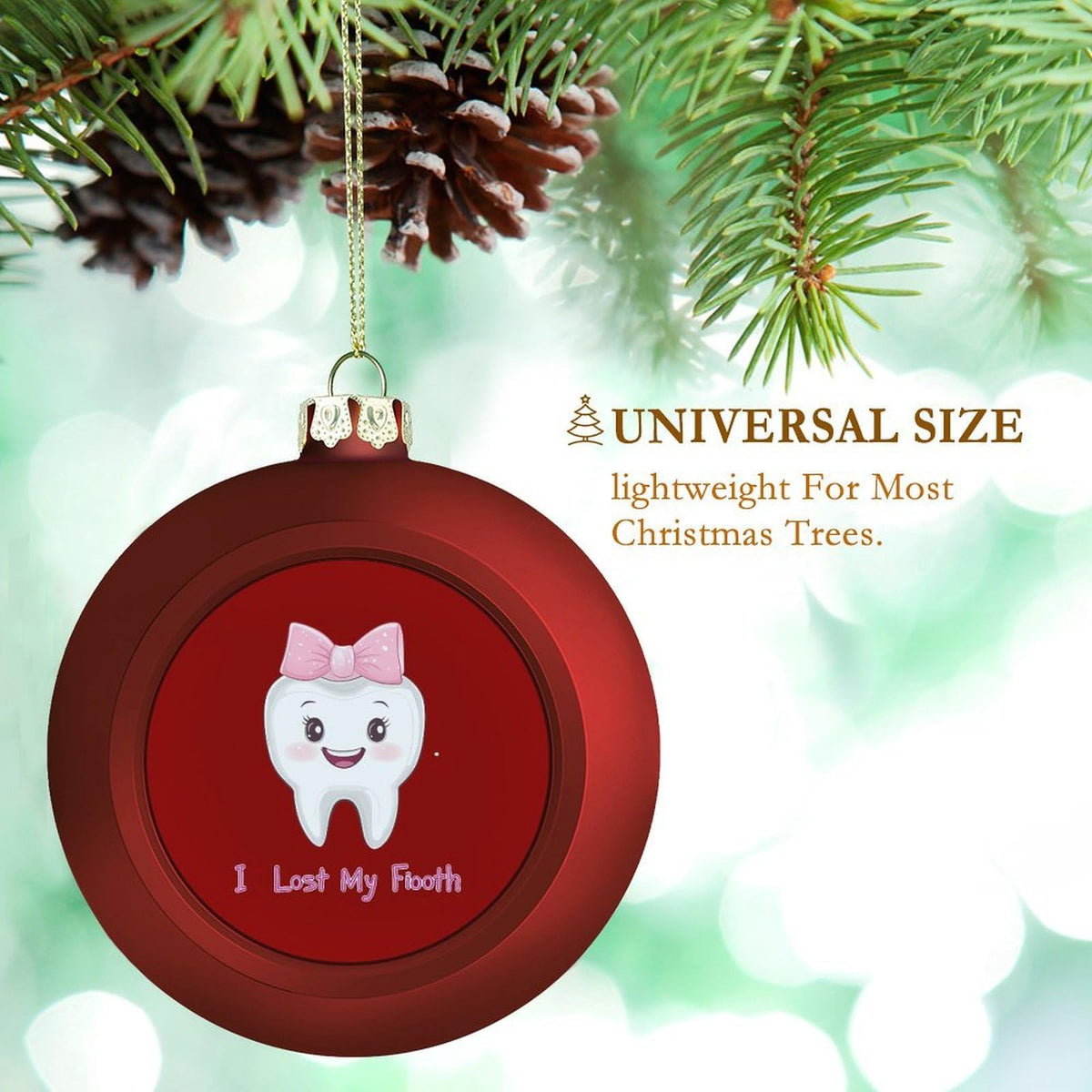 Christmas Balls Ornaments 4PCS J7048