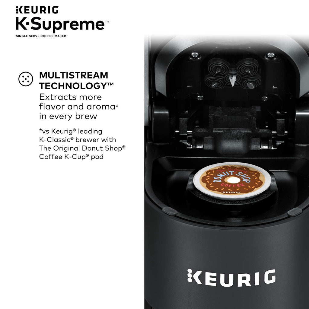 Compact Single Door Mini Fridge with Freezer, 2.5 Cubic Feet, Black & Single Serve K-Cup Pod Coffee Maker, Black S86338