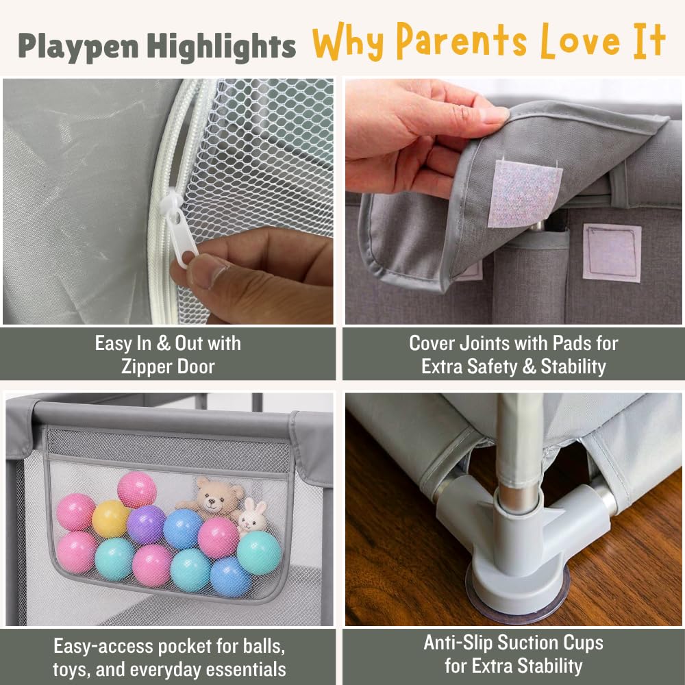 Baby Playpen 50x50 inches J8063