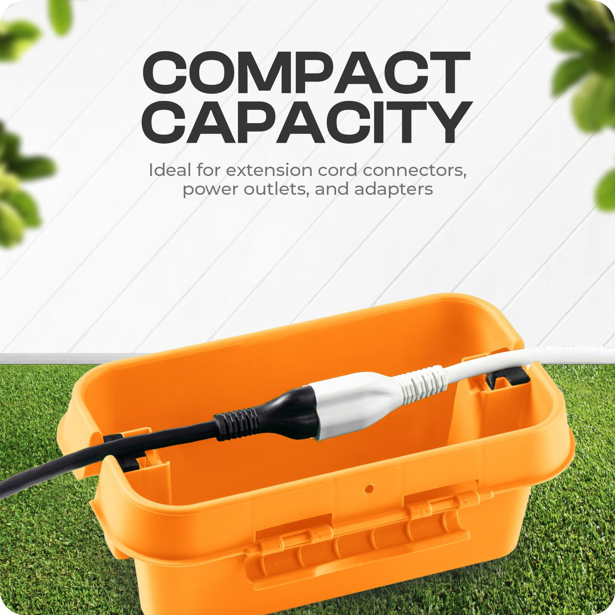 Weatherproof Connection Box Small Orange O29161