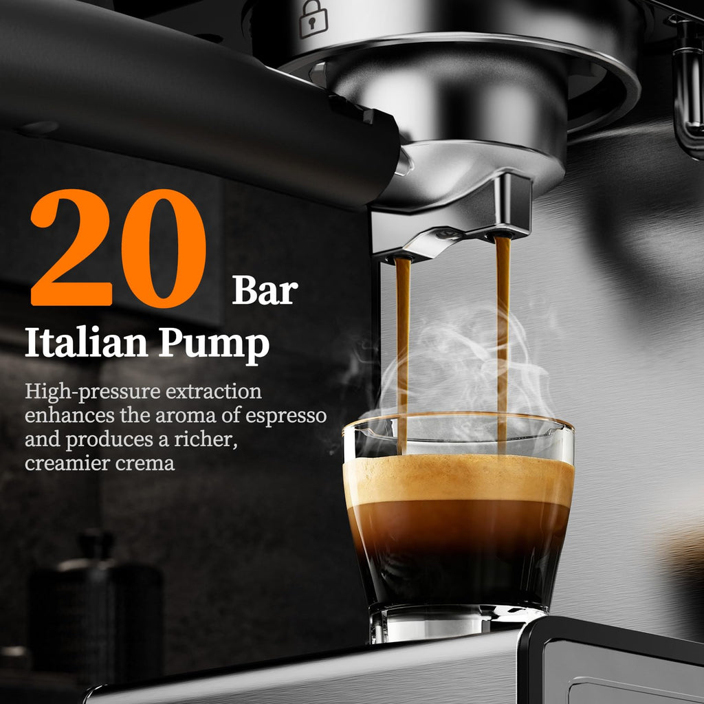 20 Bar Espresso Machine with Milk Frother X459