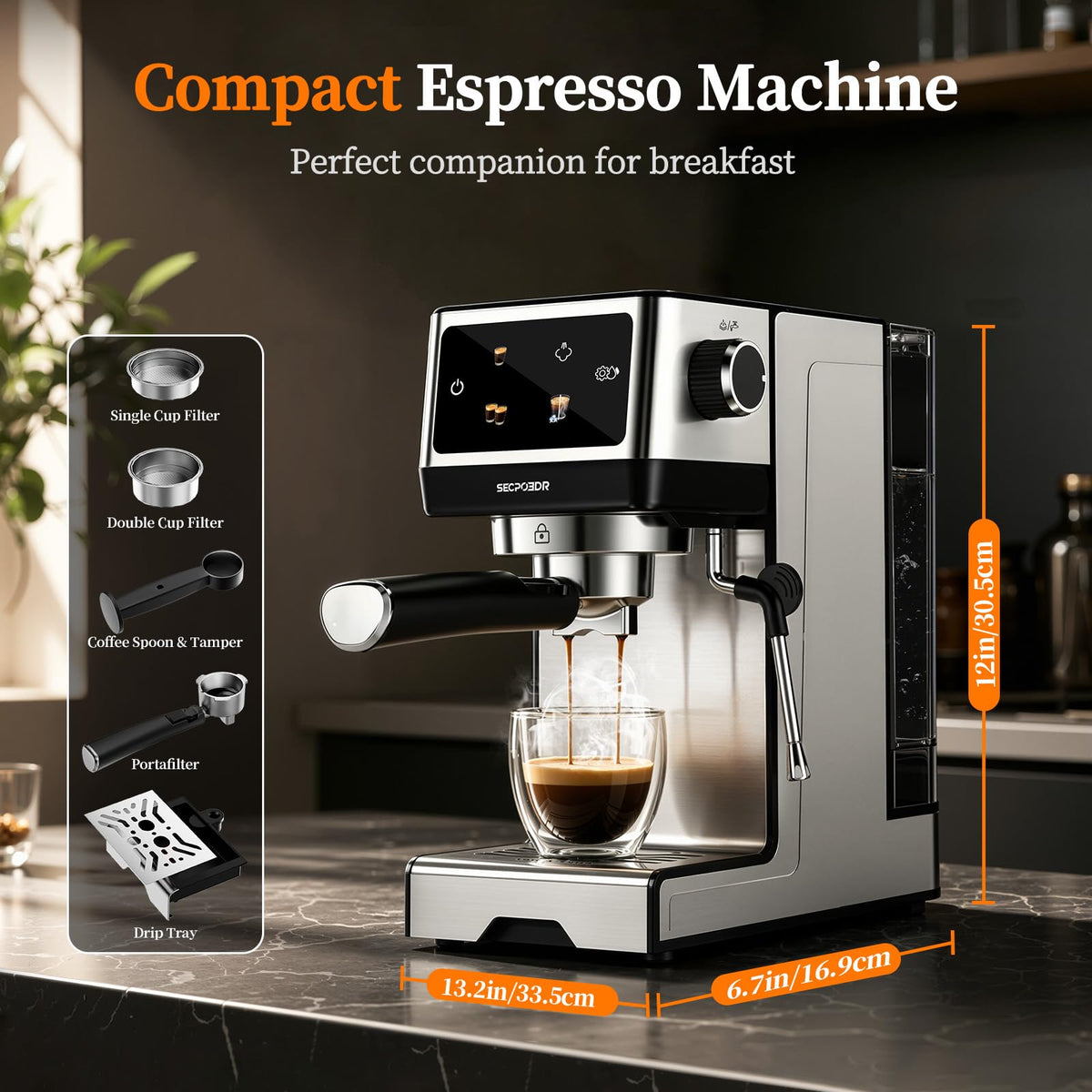 20 Bar Espresso Machine with Milk Frother X459